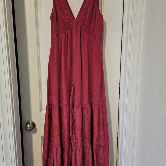 Anthropologie Wide leg silk jumpsuit - Picture 2 of 7